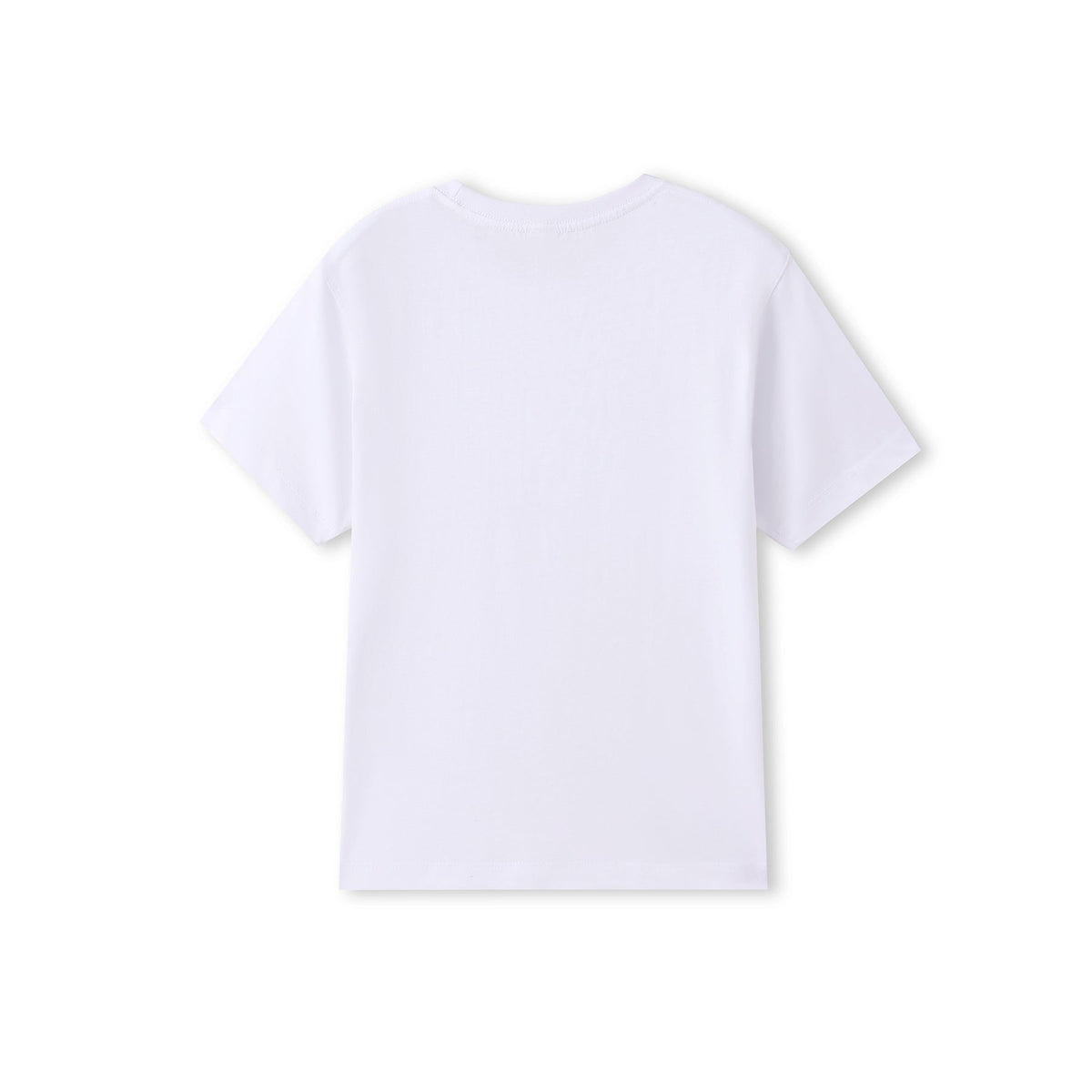 Kids Organic Tee - White - Back