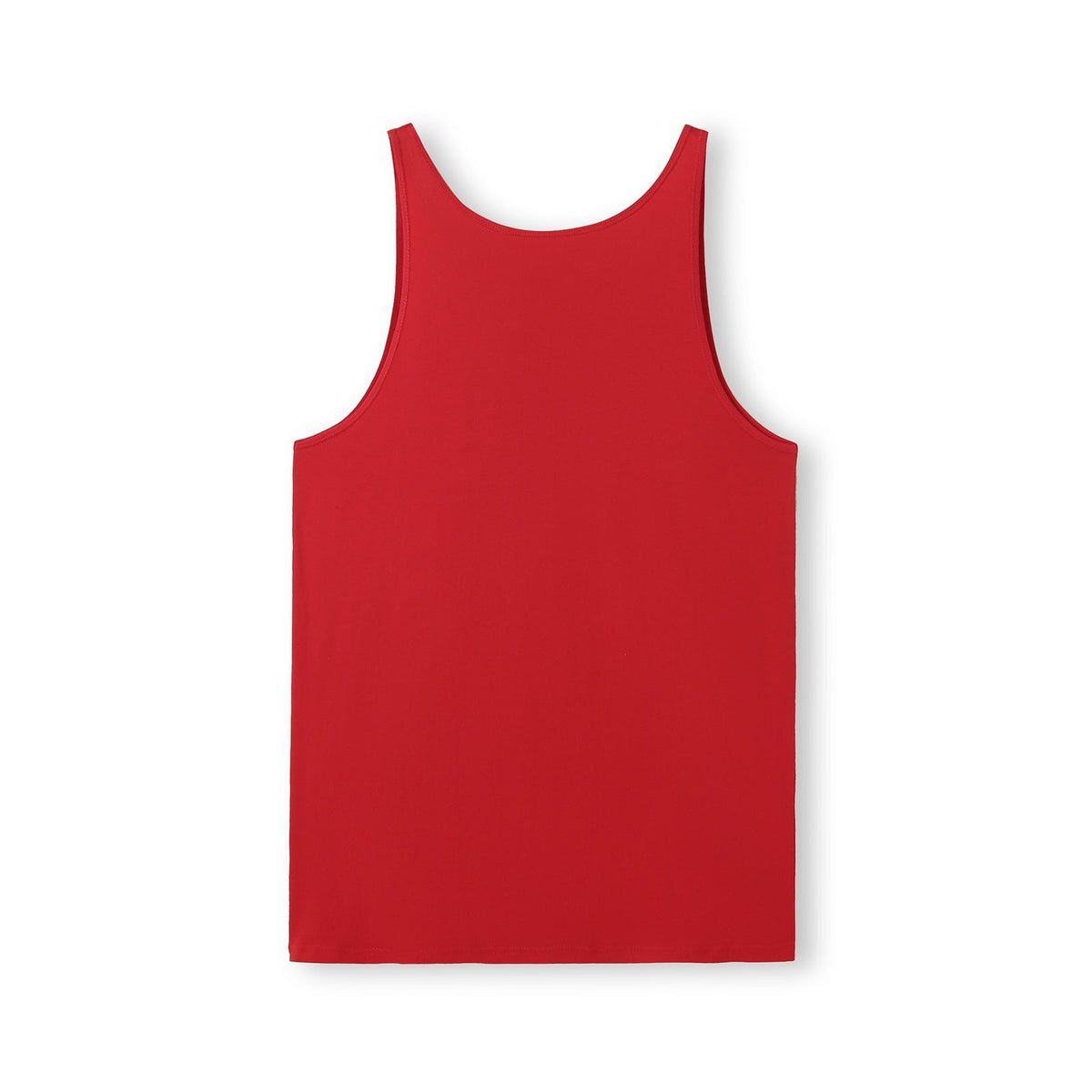 Men American Style Singlet - Red - Back