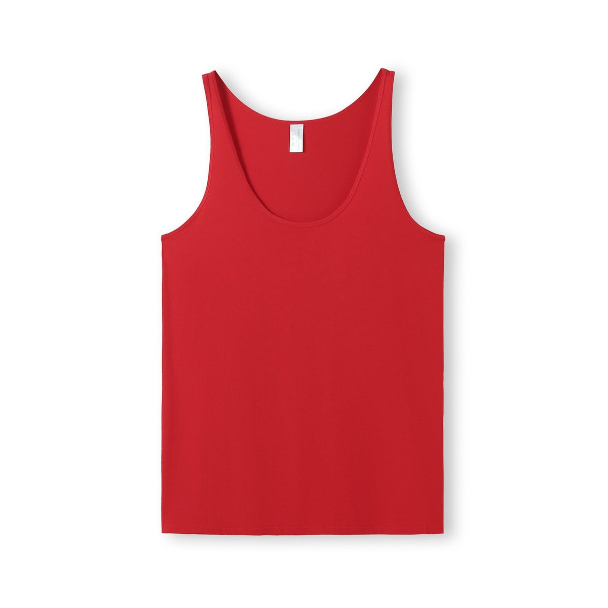 Men American Style Singlet - Red - Front