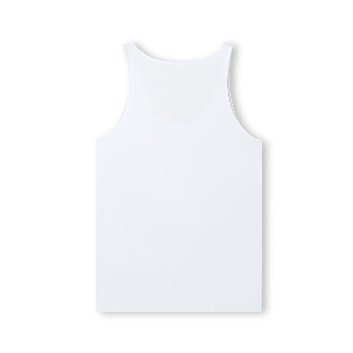 Men American Style Singlet - White - Back