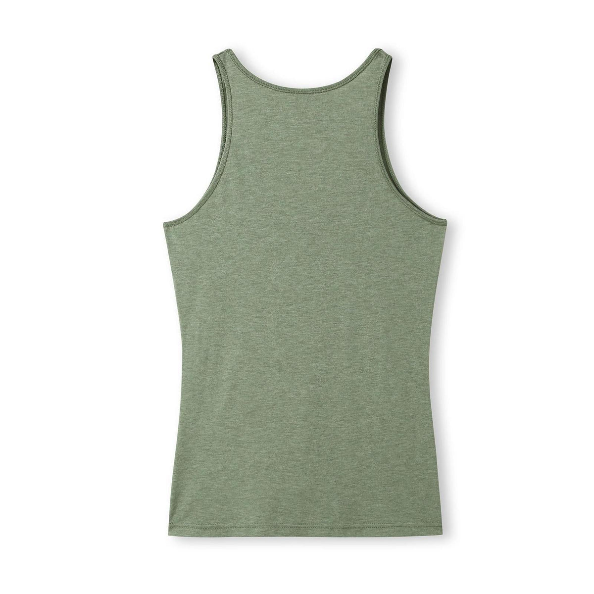 Womens American Style Singlet - Mint Marl - Back