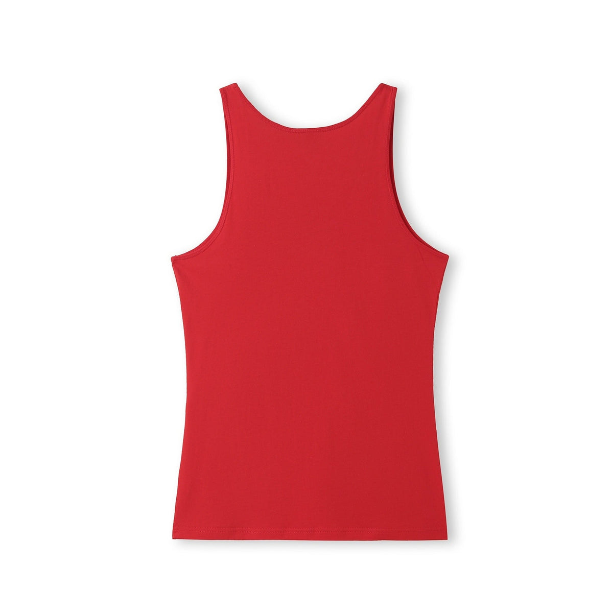 Womens American Style Singlet - Red - Back