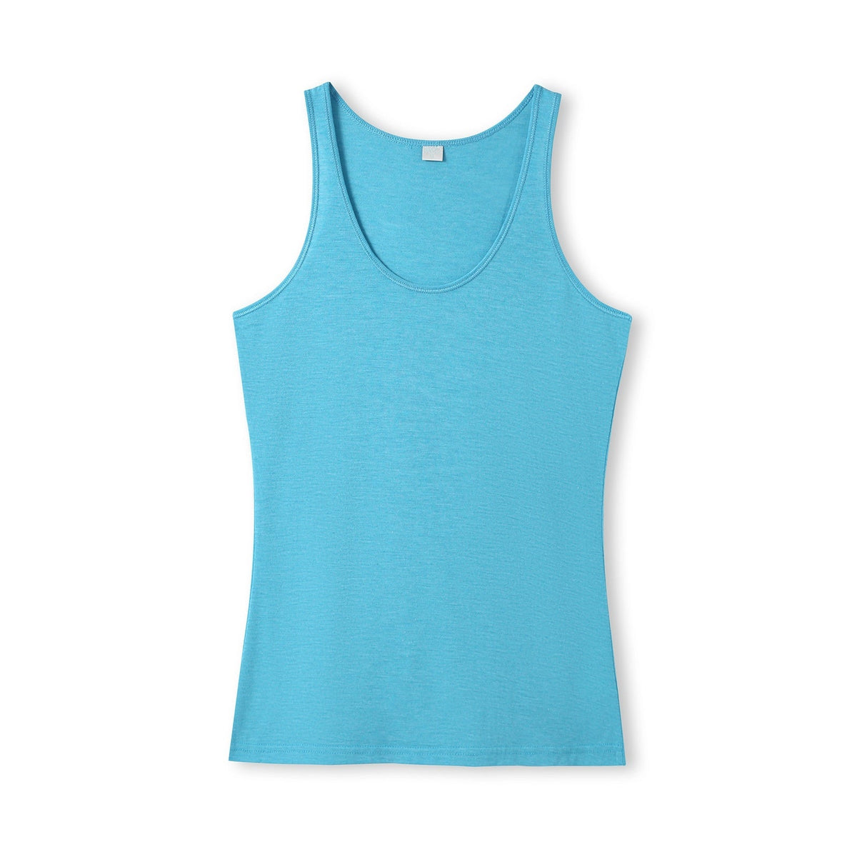 Womens American Style Singlet - Sapphire Marl - Front
