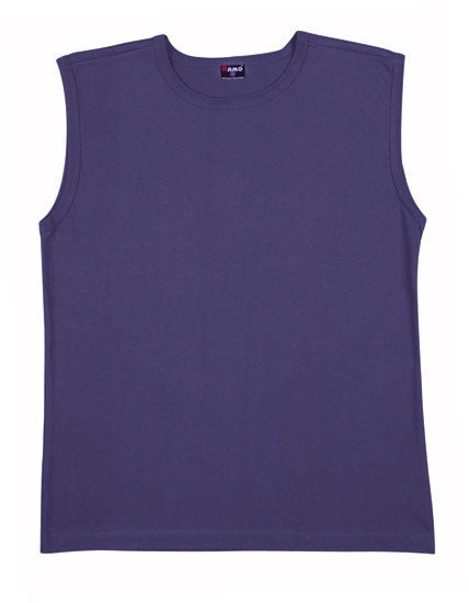 Men's Muscle T-shirt - Navy Blue - Front