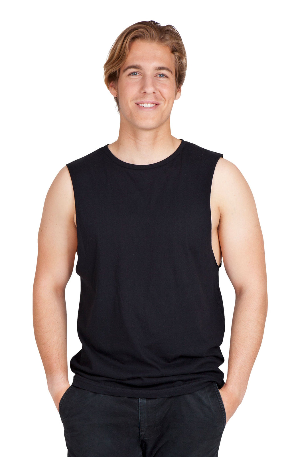 Men's / Unisex combed cotton tank - view