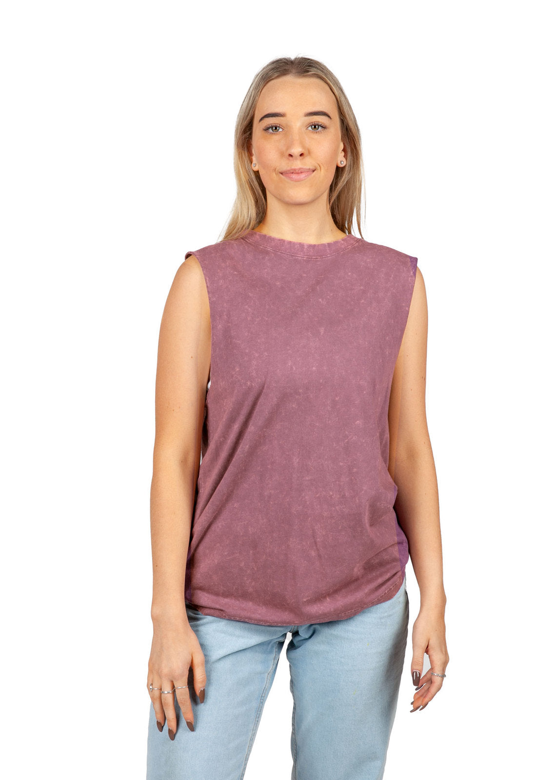 Womens' Stone Washed Tank - view