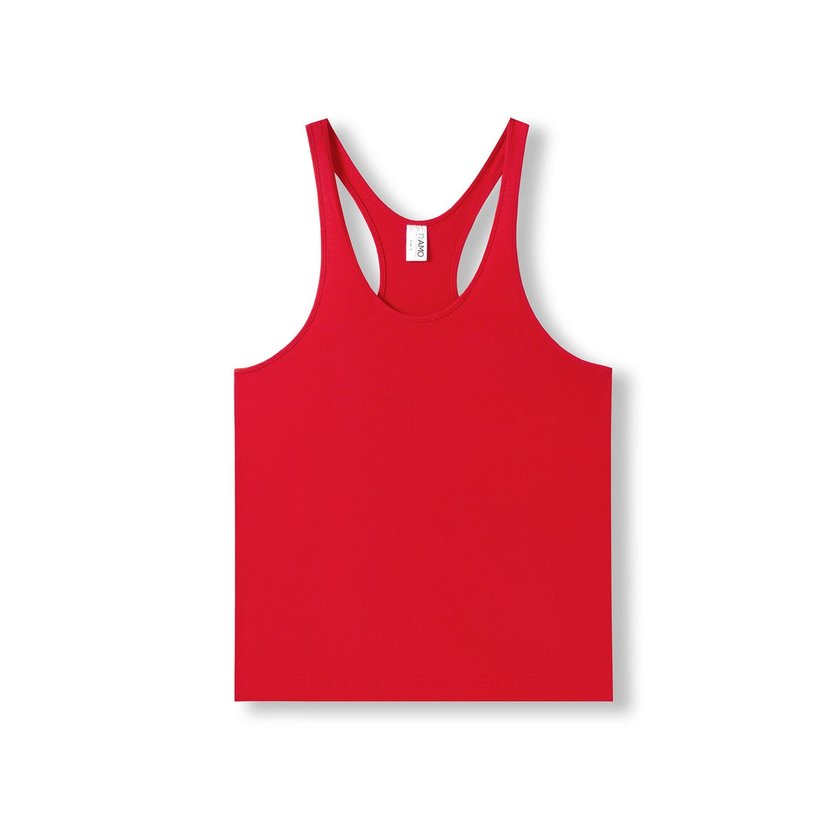 Men T-back Singlet - Red - Front