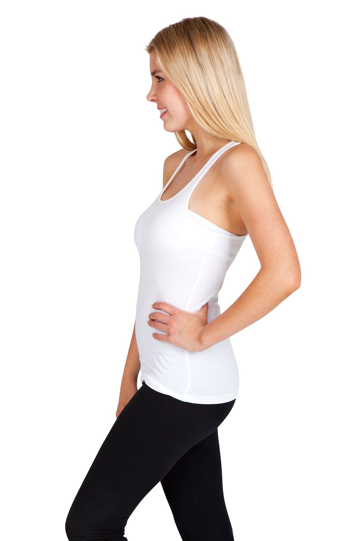 Womens Tback Singlet - view