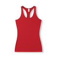 Womens Tback Singlet - Red - Front
