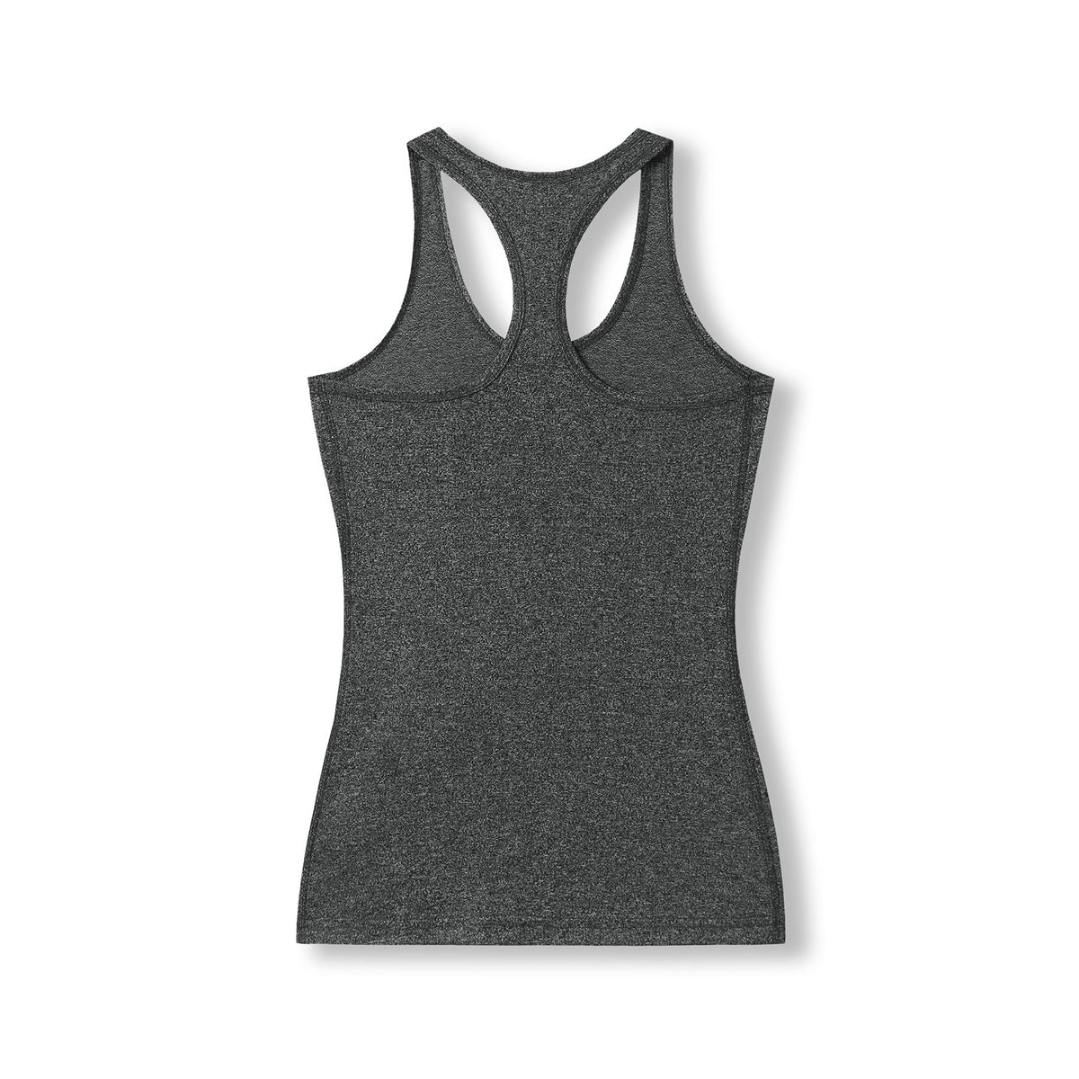 Womens Greatness Athletic T-back Singlet - Dark Heather - Back