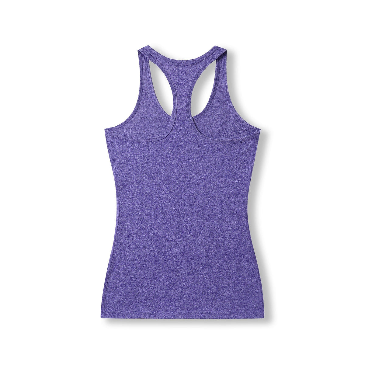 Womens Greatness Athletic T-back Singlet - Grape Heather - Back