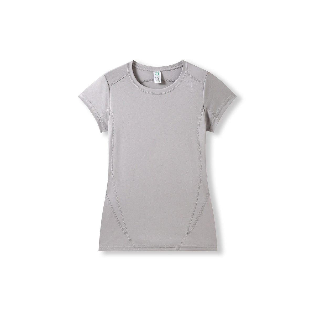 Women's Accelerator Cool-Dry T-shirt - Stone Grey - Front