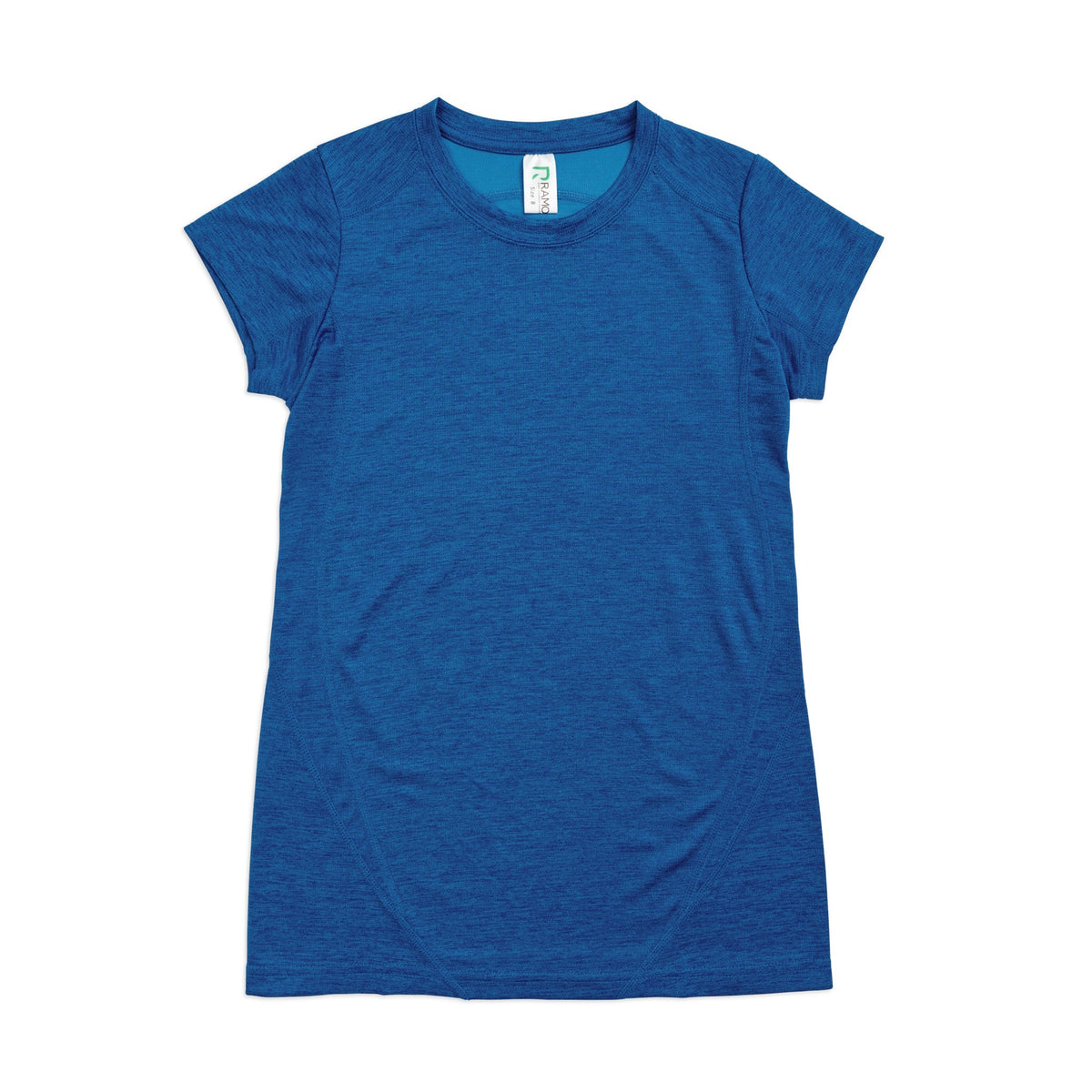 Women's Challenger 100% polyester T-shirt - Royal Marl - Front