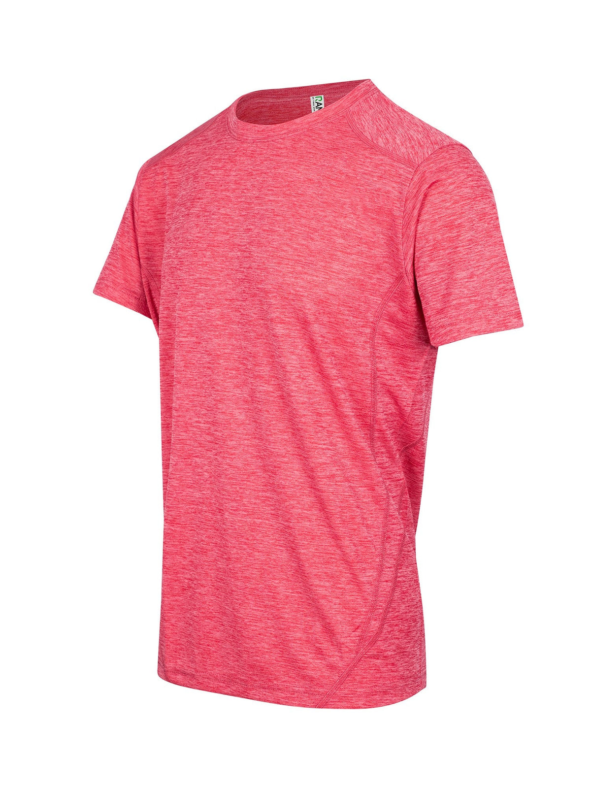 Men's / Unisex Challenger 100% polyester T-shirt - Red Marl - Side