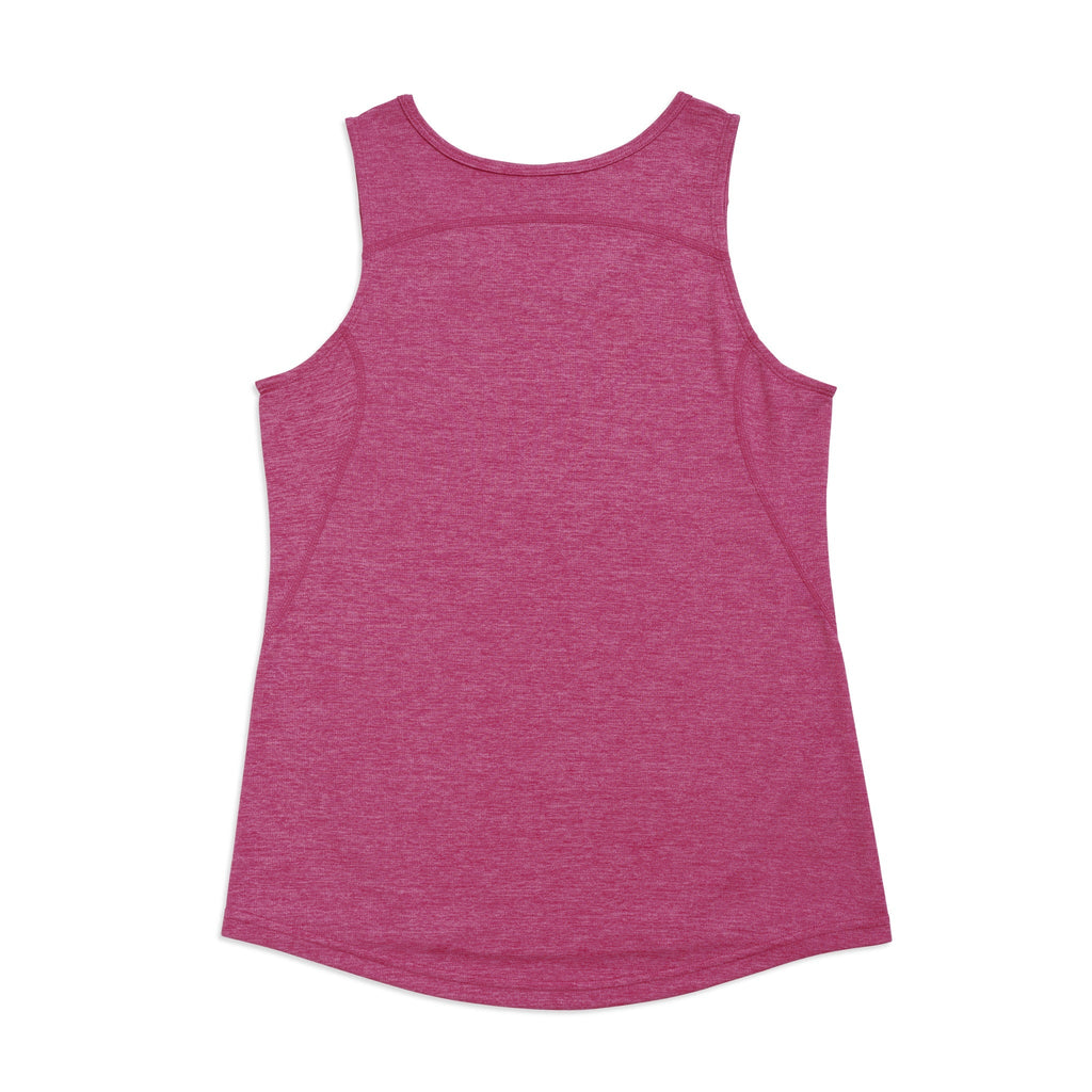 Womens' Challenger 100% polyester singlet - Hot Pink Marl - Back
