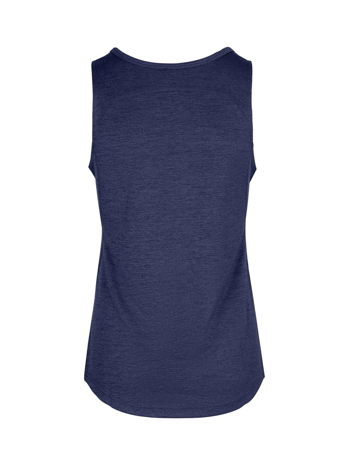 Womens' Challenger 100% polyester singlet - Navy Marl - Back
