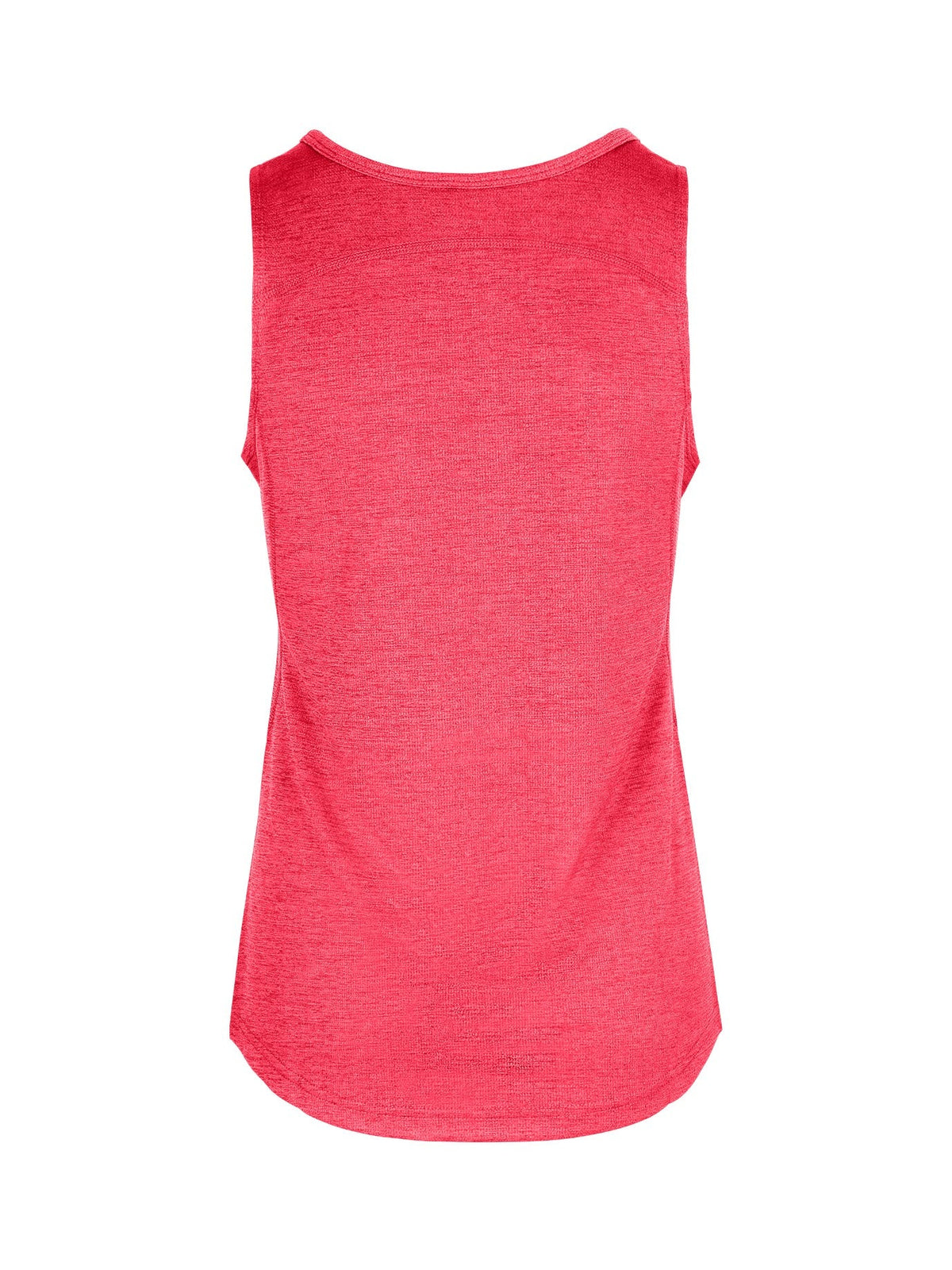 Womens' Challenger 100% polyester singlet - Red Marl - Back