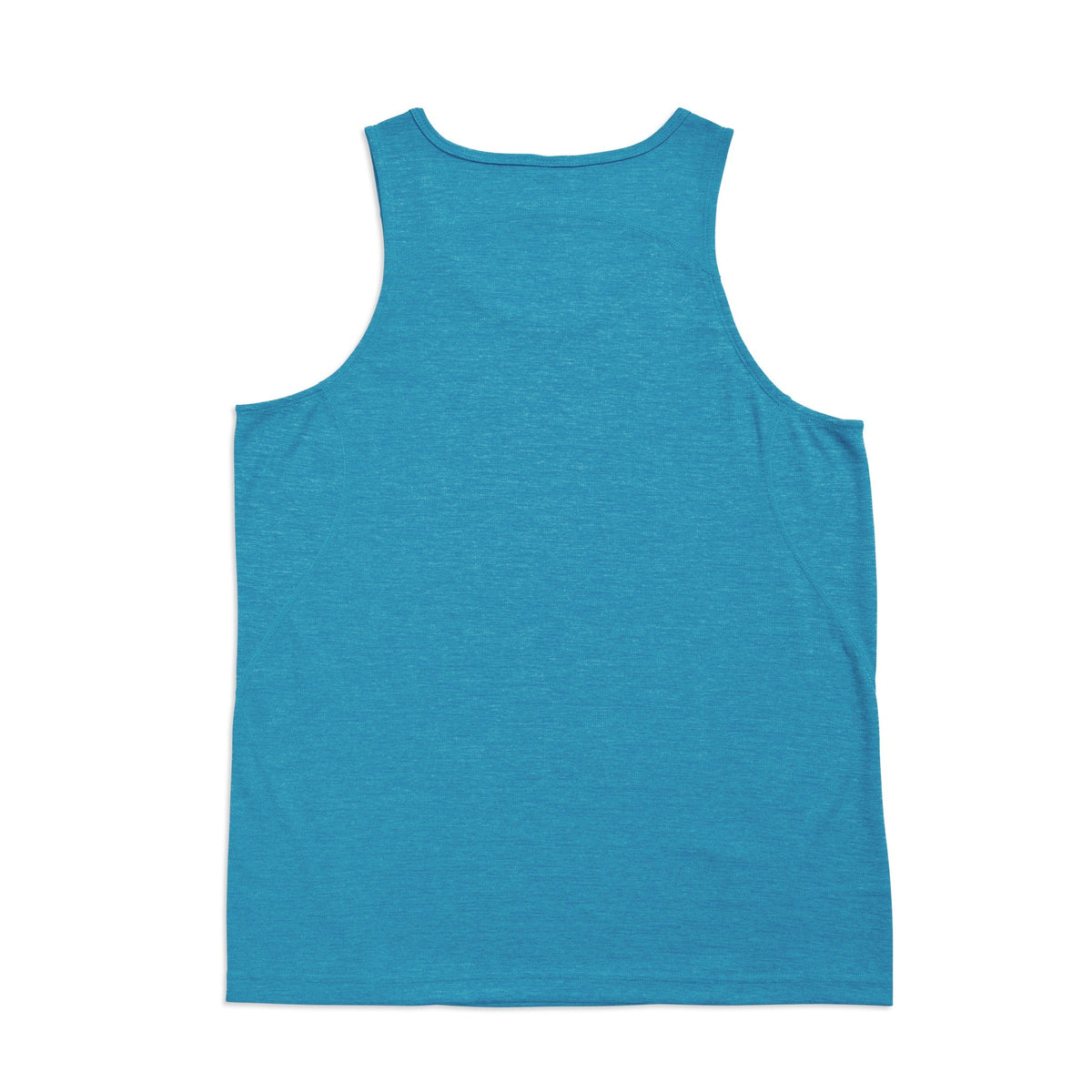 Men's Challenger 100% polyester Singlet - Azure Marl - Back