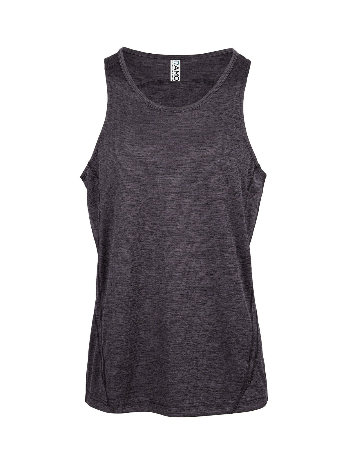 Men's Challenger 100% polyester Singlet - Dark Marl - Front