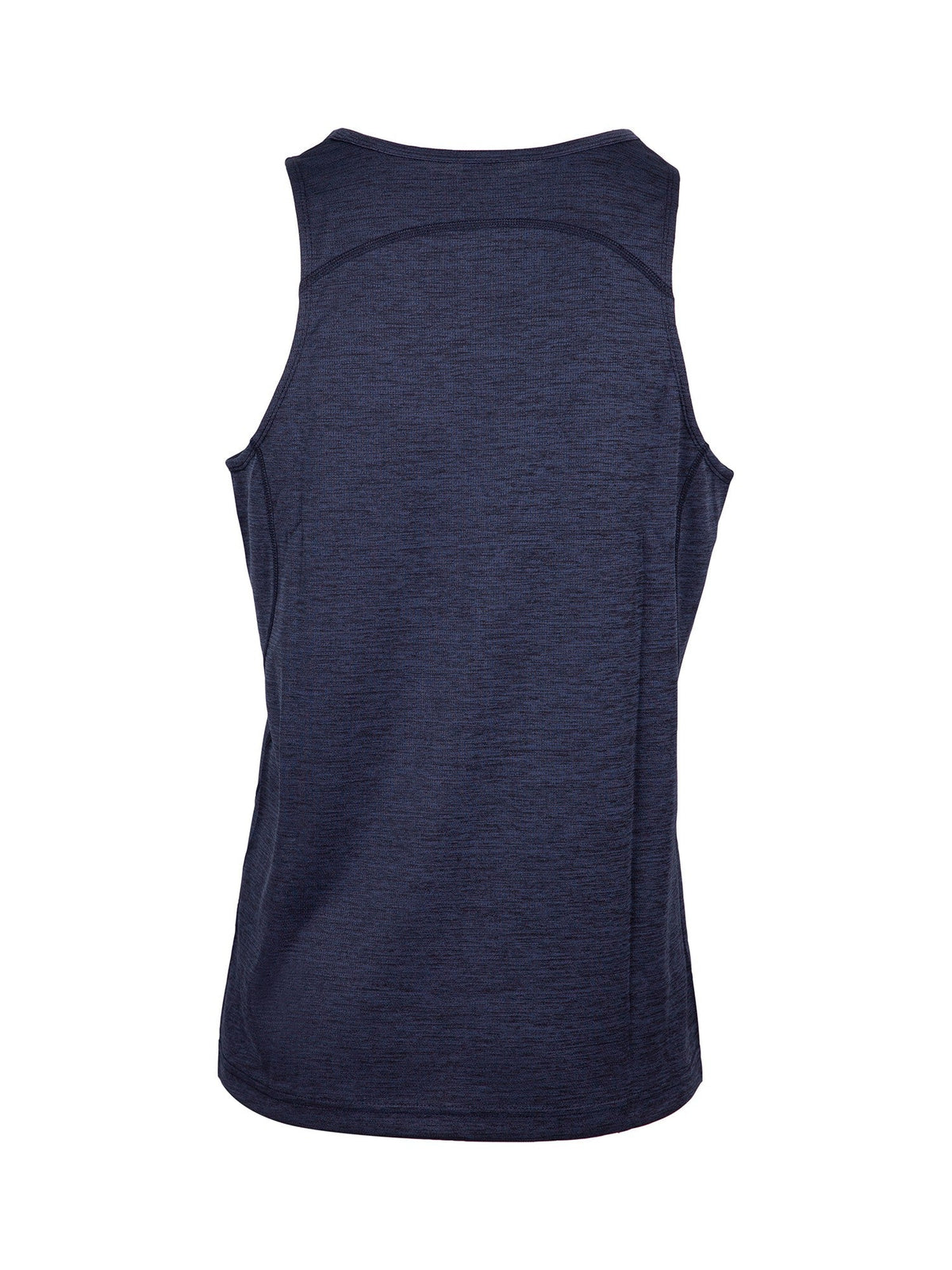 Men's Challenger 100% polyester Singlet - Navy Marl - Back