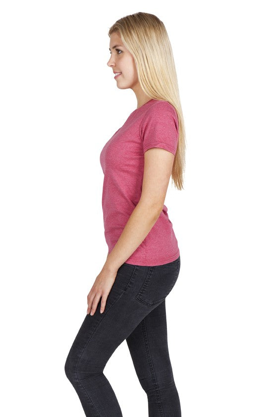 Womens Color Marl Tee - view
