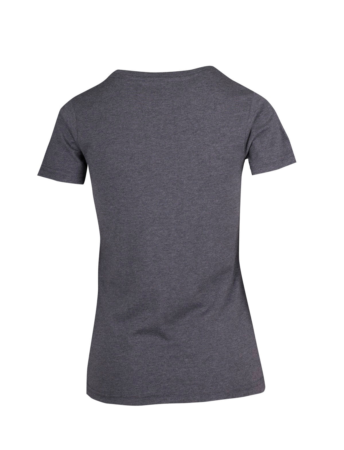 Womens Color Marl Tee - Charcoal Marl - Back