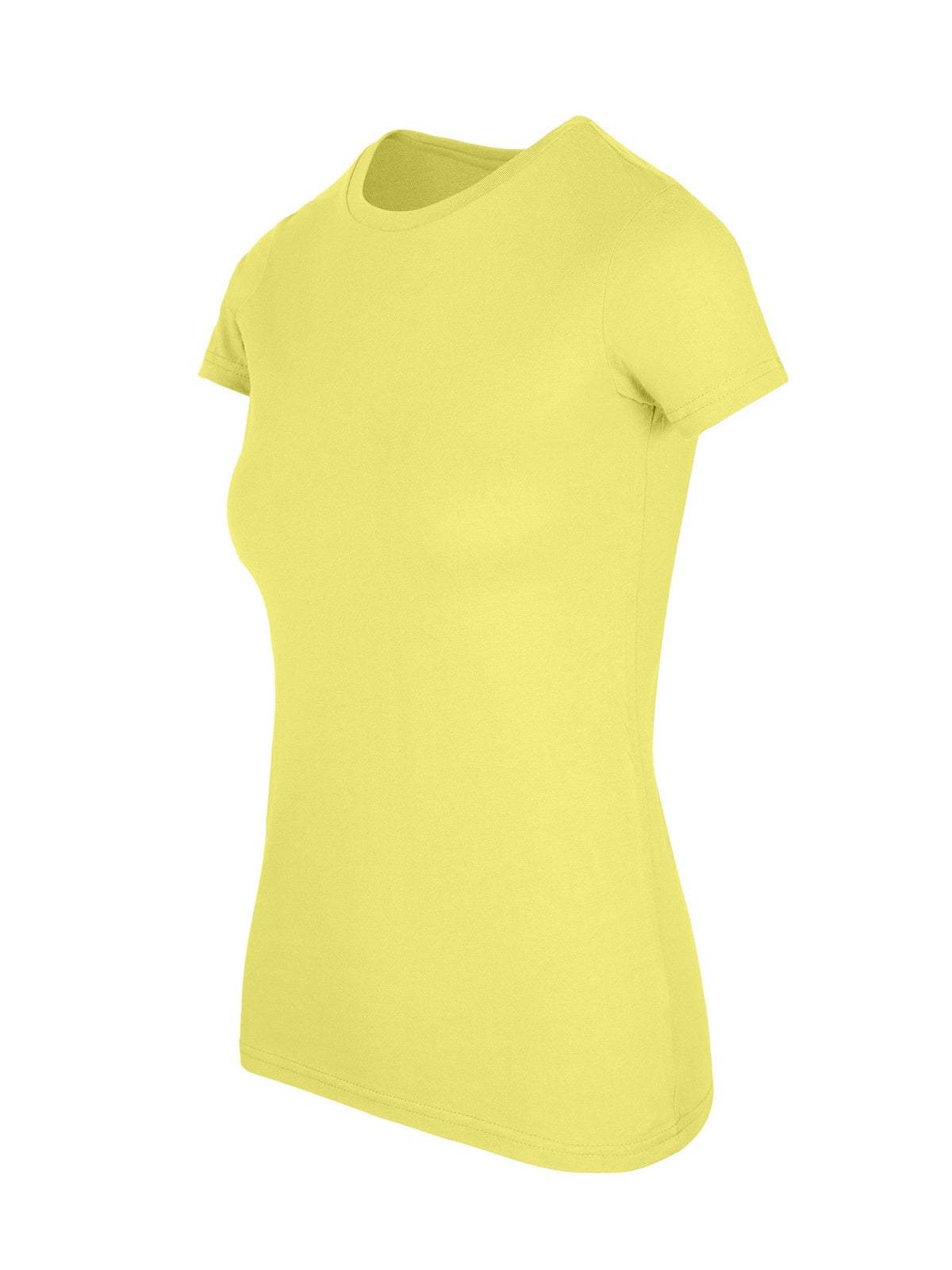 Women's American Style T-shirt - Lemon - Side