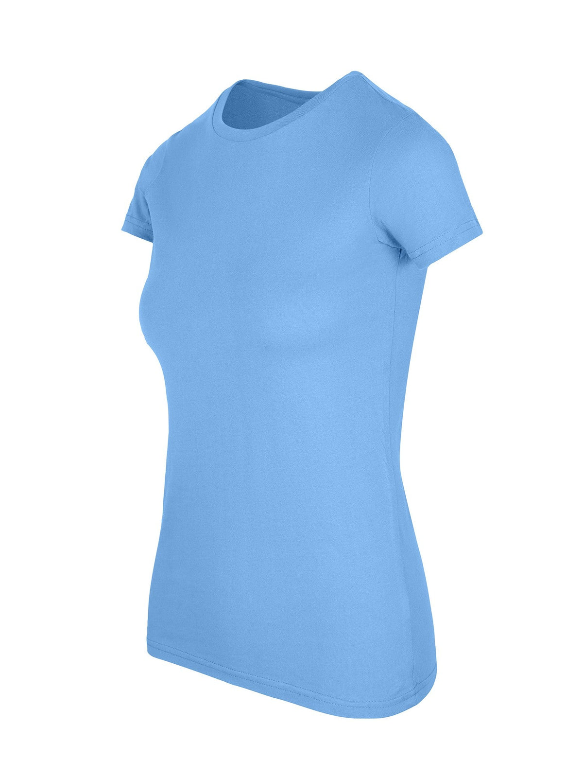 Women's American Style T-shirt - Sky Blue - Side