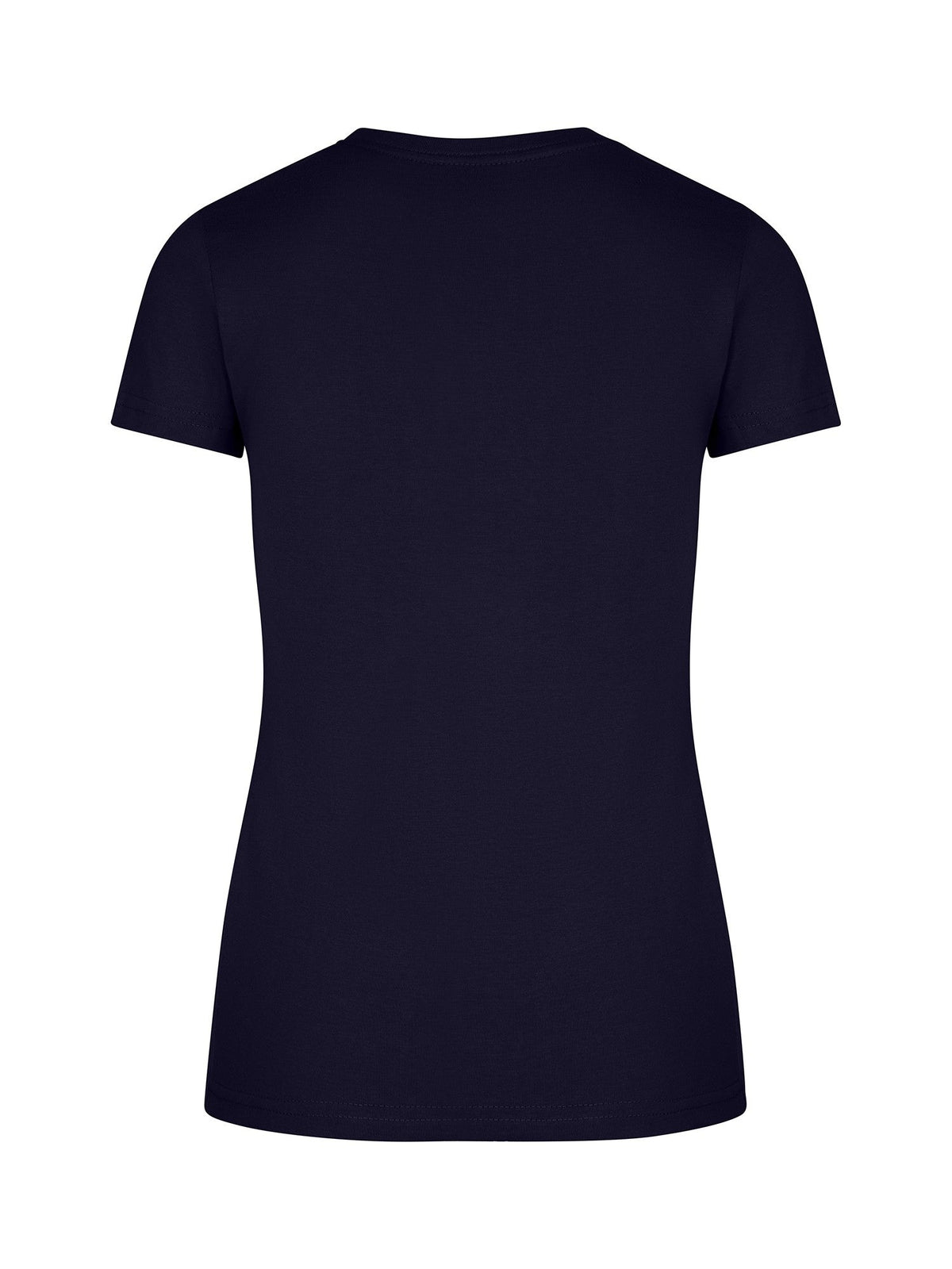 Womens Slim Fit Tee - Black - Back