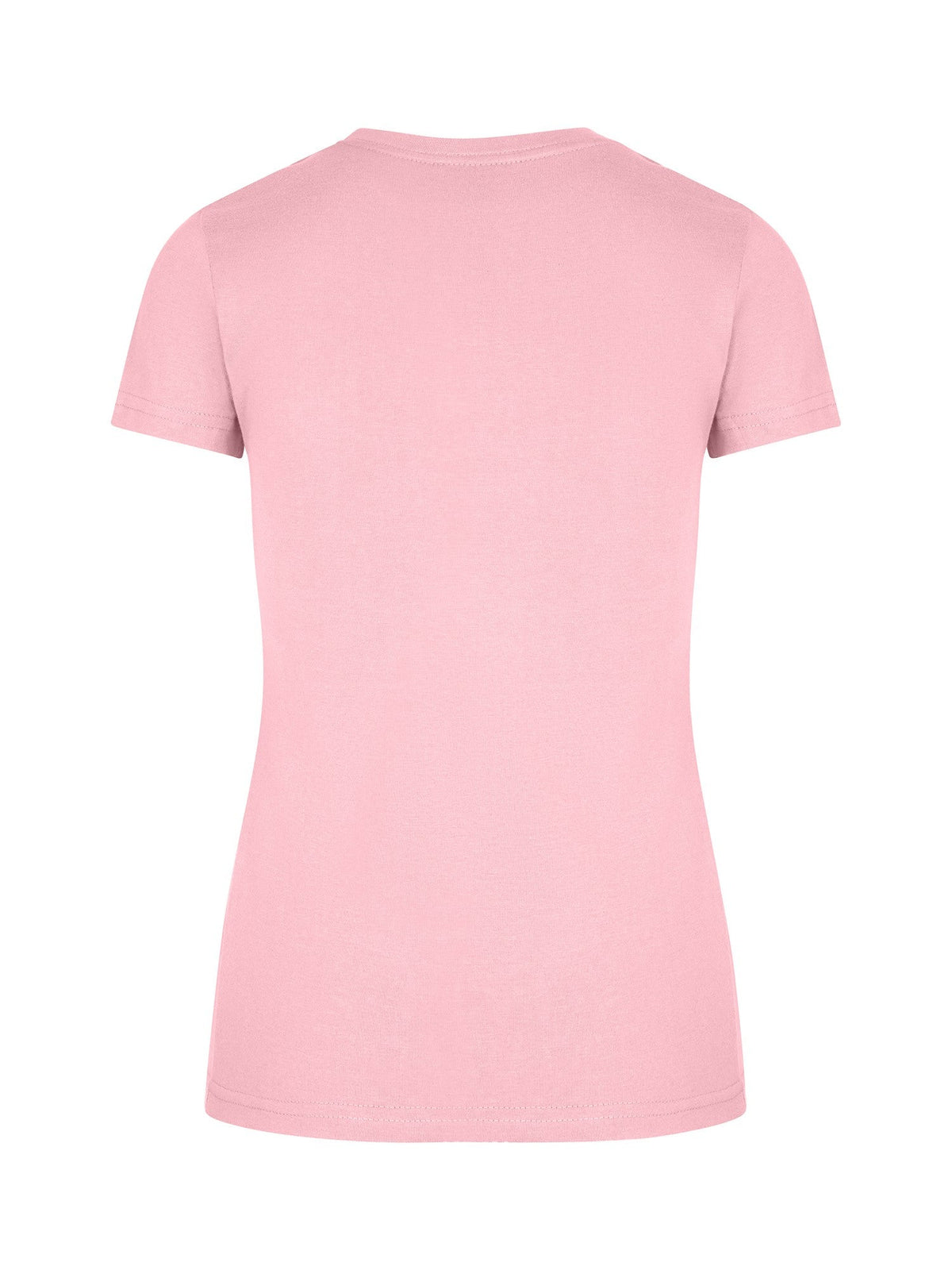 Womens Slim Fit Tee - Cool Pink - Back