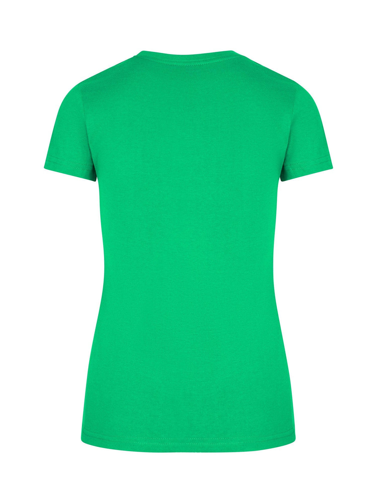 Womens Slim Fit Tee - Emerald Green - Back