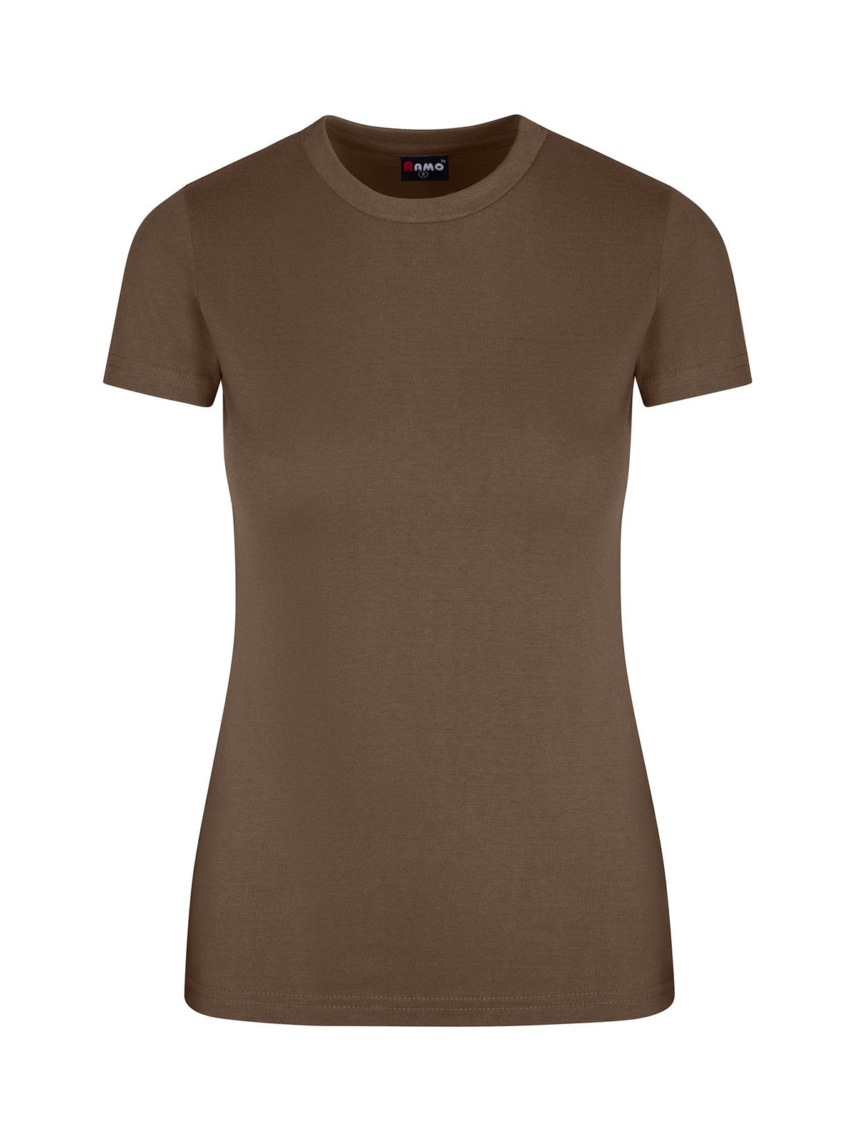 Womens Slim Fit Tee - Olive - Front