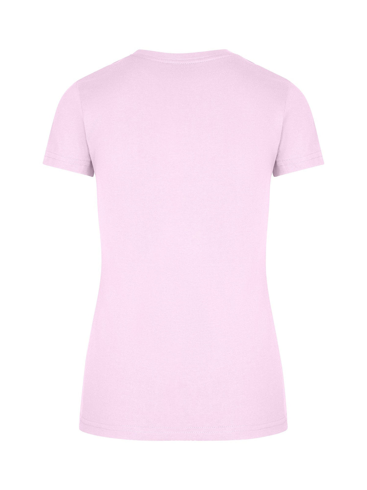 Womens Slim Fit Tee - Pink - Back