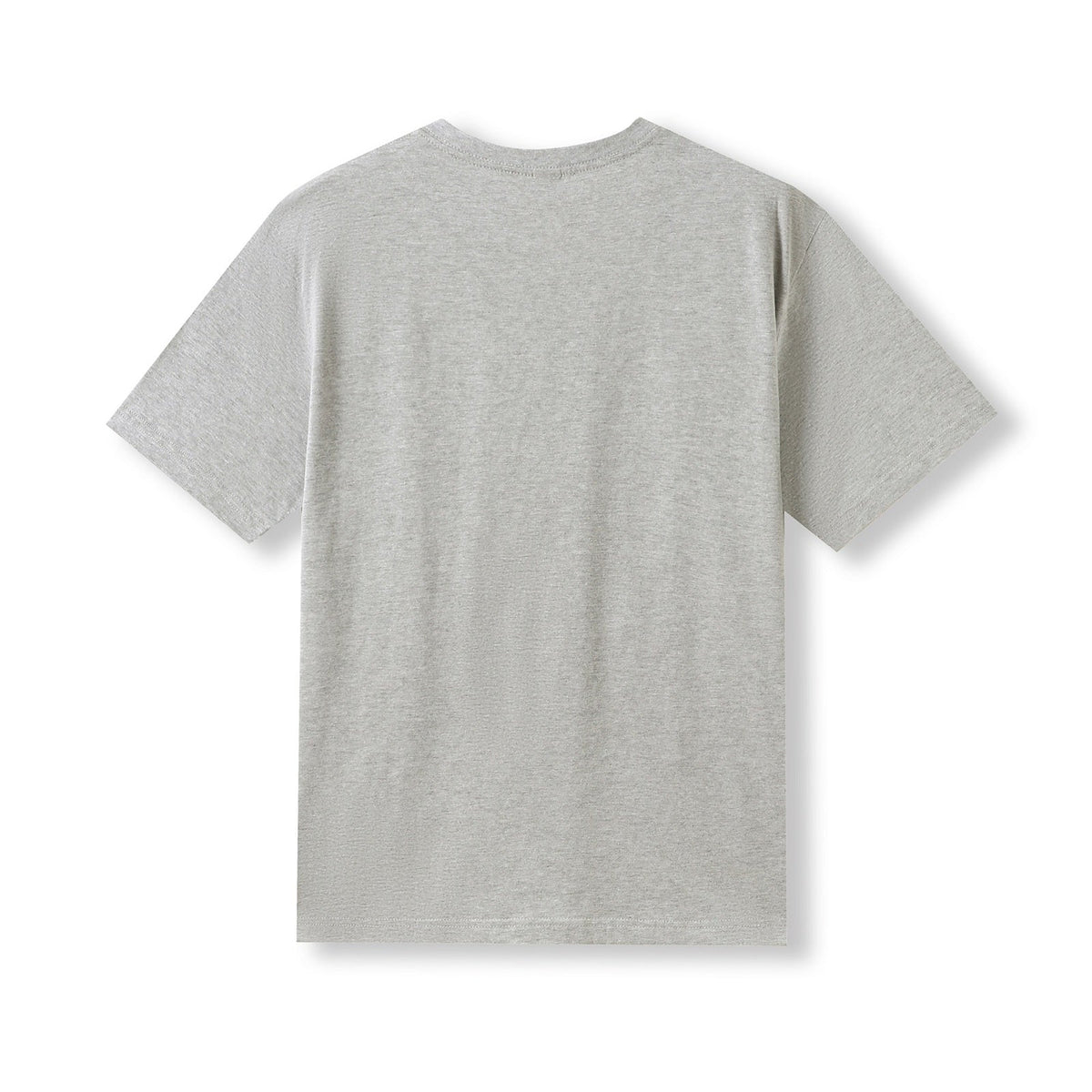 Men's / Unisex V-Neck T-shirt - Grey Marl - Back
