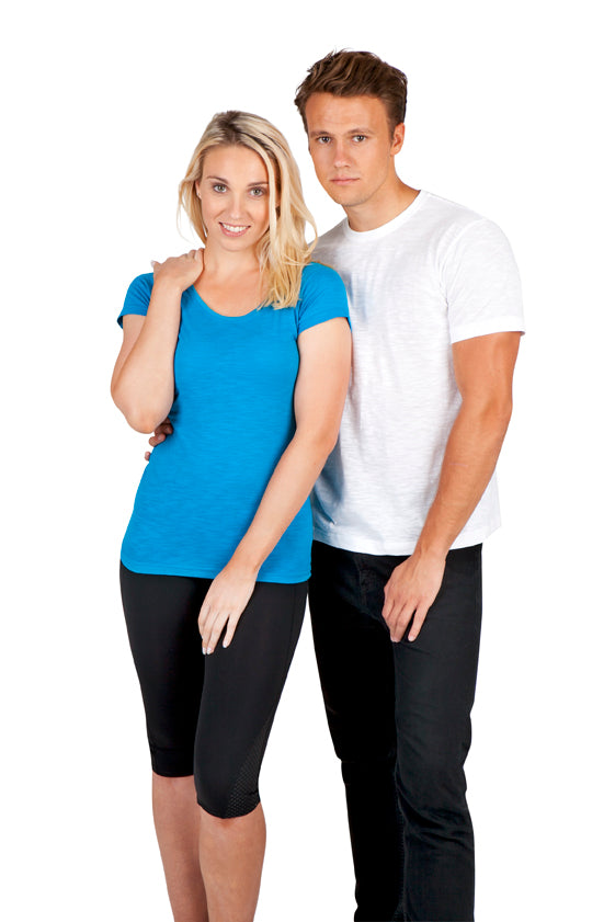 Men's / Unisex Raw Cotton Wave T-shirt - view