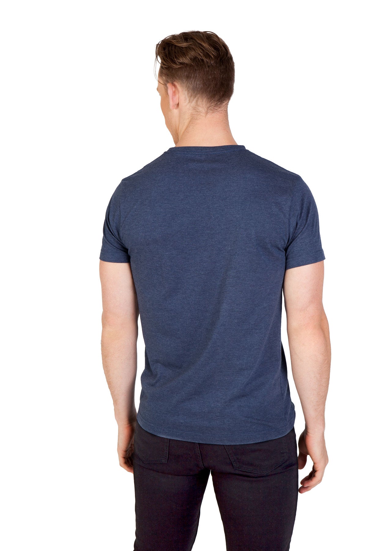 Men's / Unisex Marl Crew Neck T-shirt - view