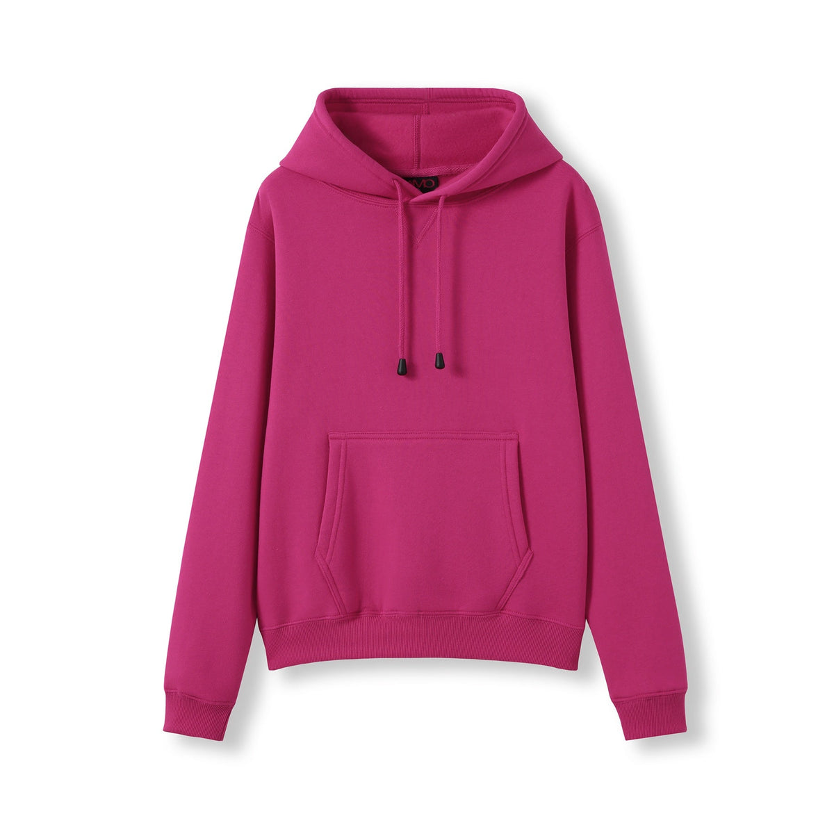 Womens/Juniors Kangaroo Pocket Hoodies - Hot Pink - Front