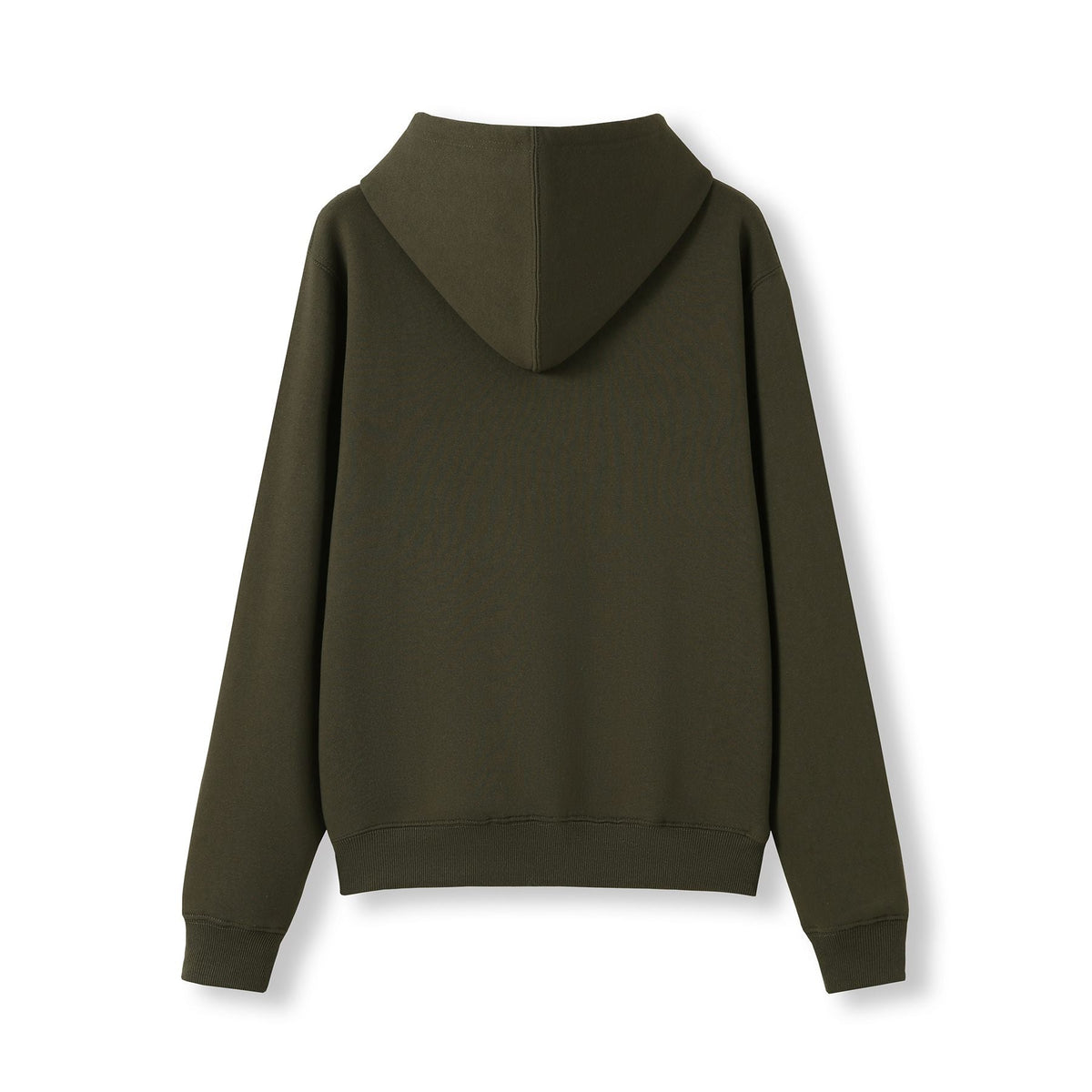 Womens/Juniors Kangaroo Pocket Hoodies - Khaki - Back