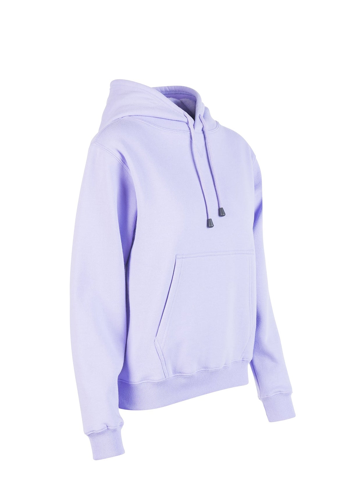 Womens/Juniors Kangaroo Pocket Hoodies - Lavender - Side