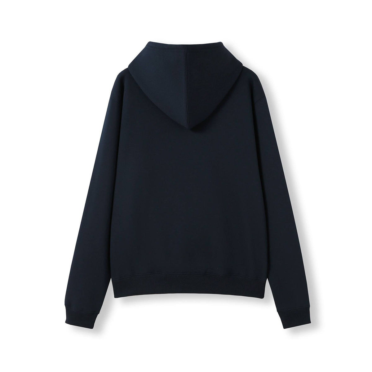 Womens/Juniors Kangaroo Pocket Hoodies - Navy Blue - Back