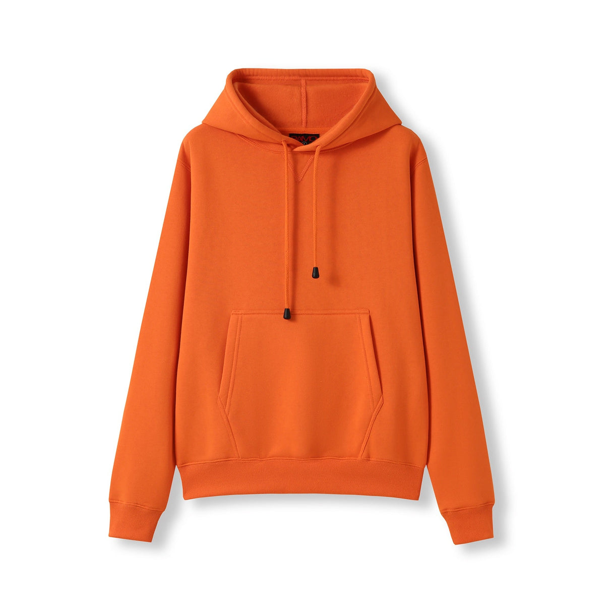 Womens/Juniors Kangaroo Pocket Hoodies - Orange - Front