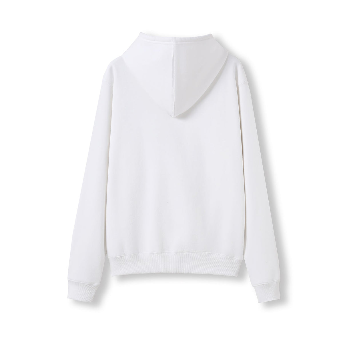 Womens/Juniors Kangaroo Pocket Hoodies - White - Back