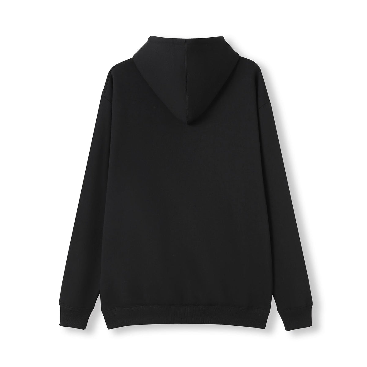 Mens Kangaroo Pocket Hoodies - Black - Back