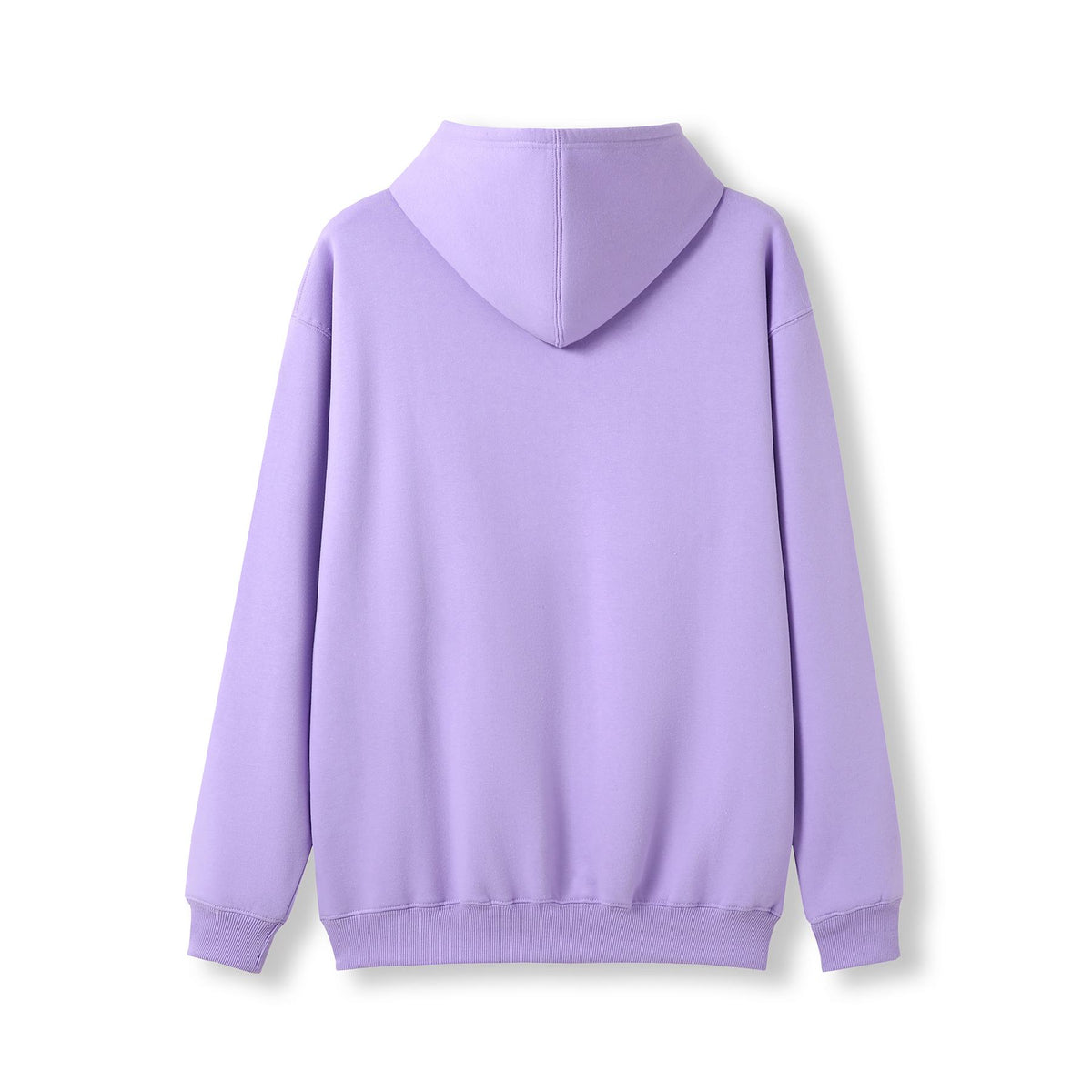Mens Kangaroo Pocket Hoodies - Lavender - Back