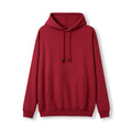 Mens Kangaroo Pocket Hoodies - Red - Front