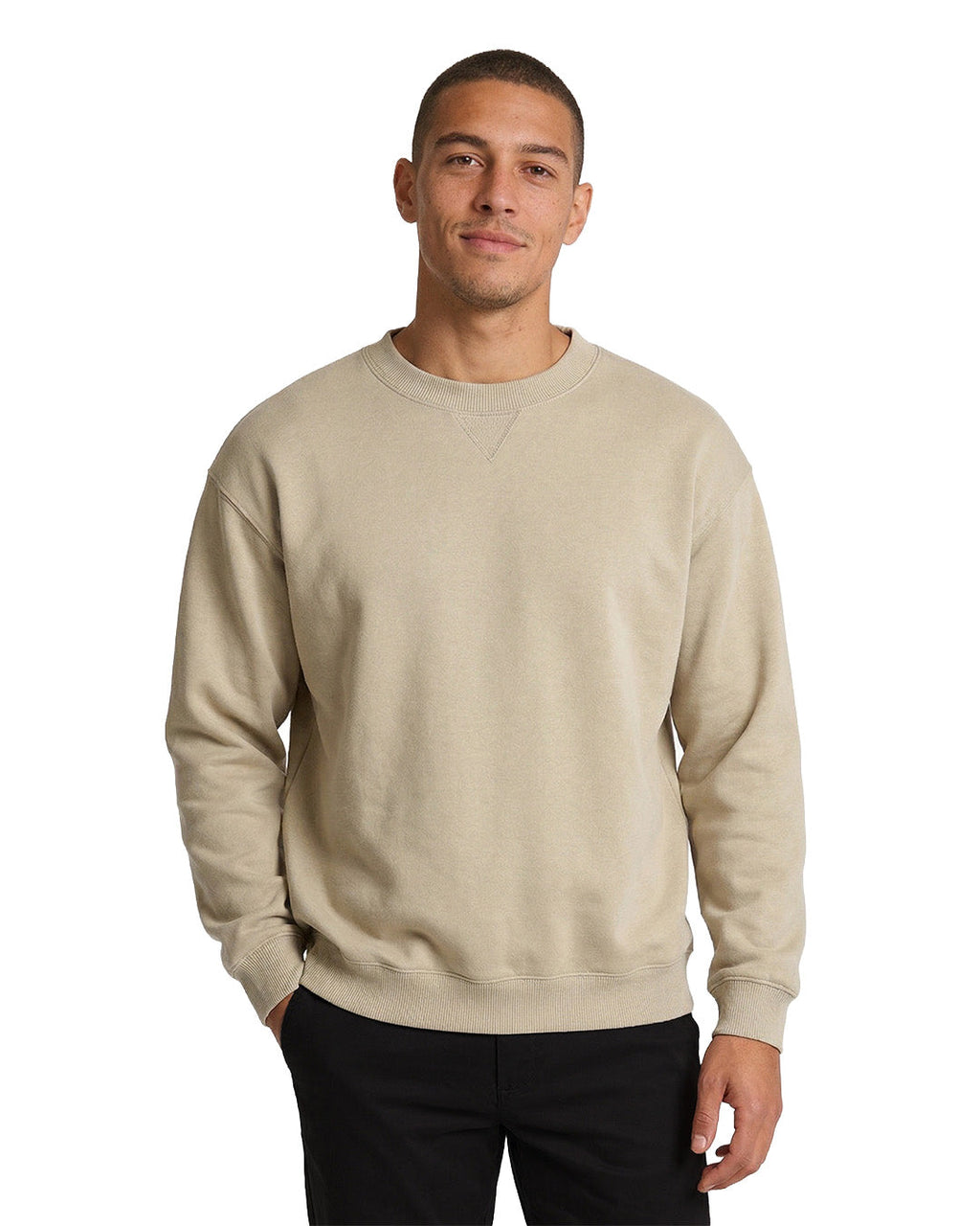 Adult Poly cotton fleece sloppy joe - view