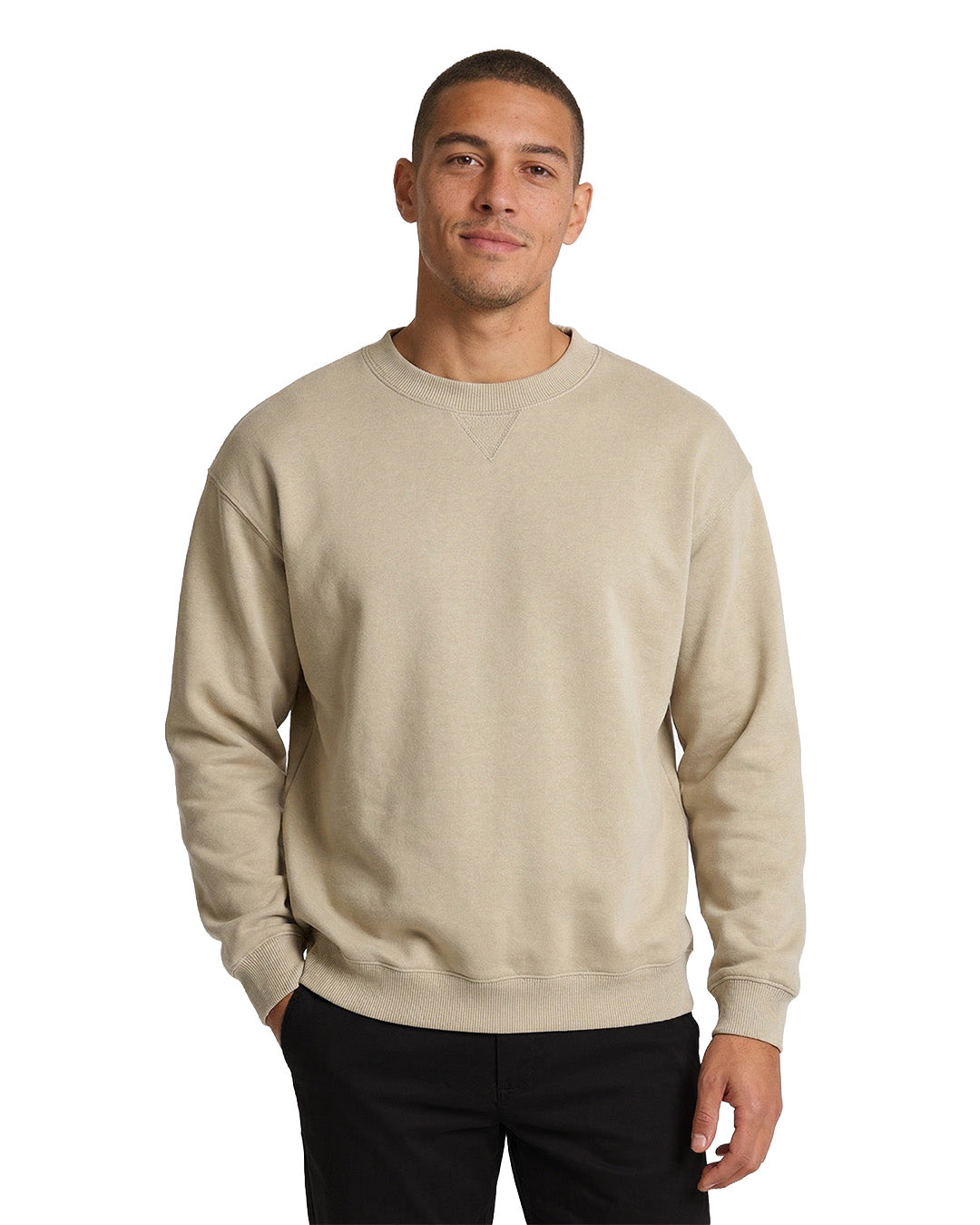 Adult Poly cotton fleece sloppy joe - view