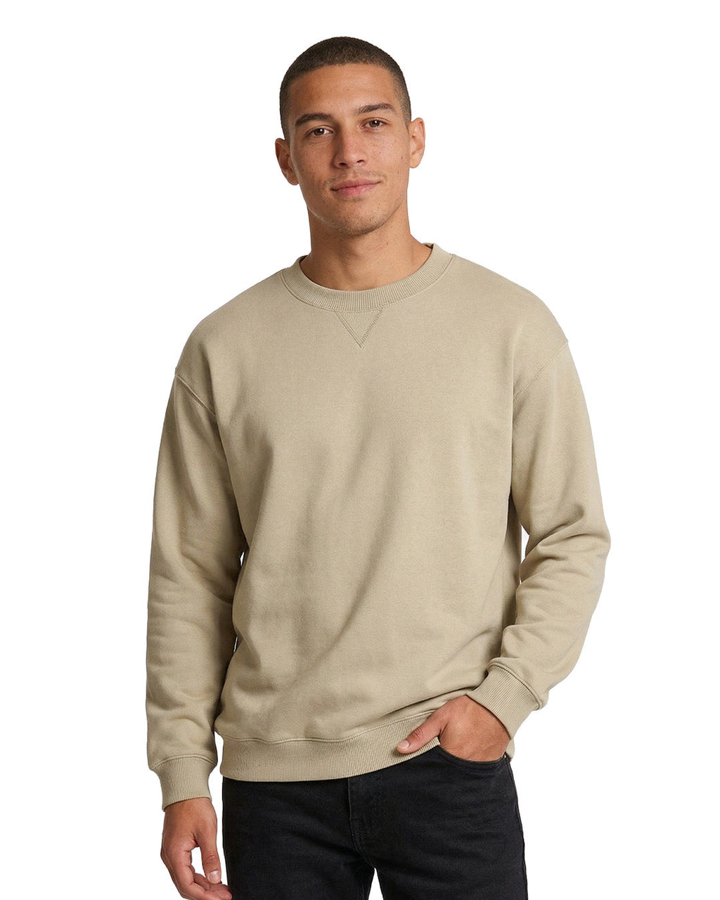 Adult Poly cotton fleece sloppy joe - view