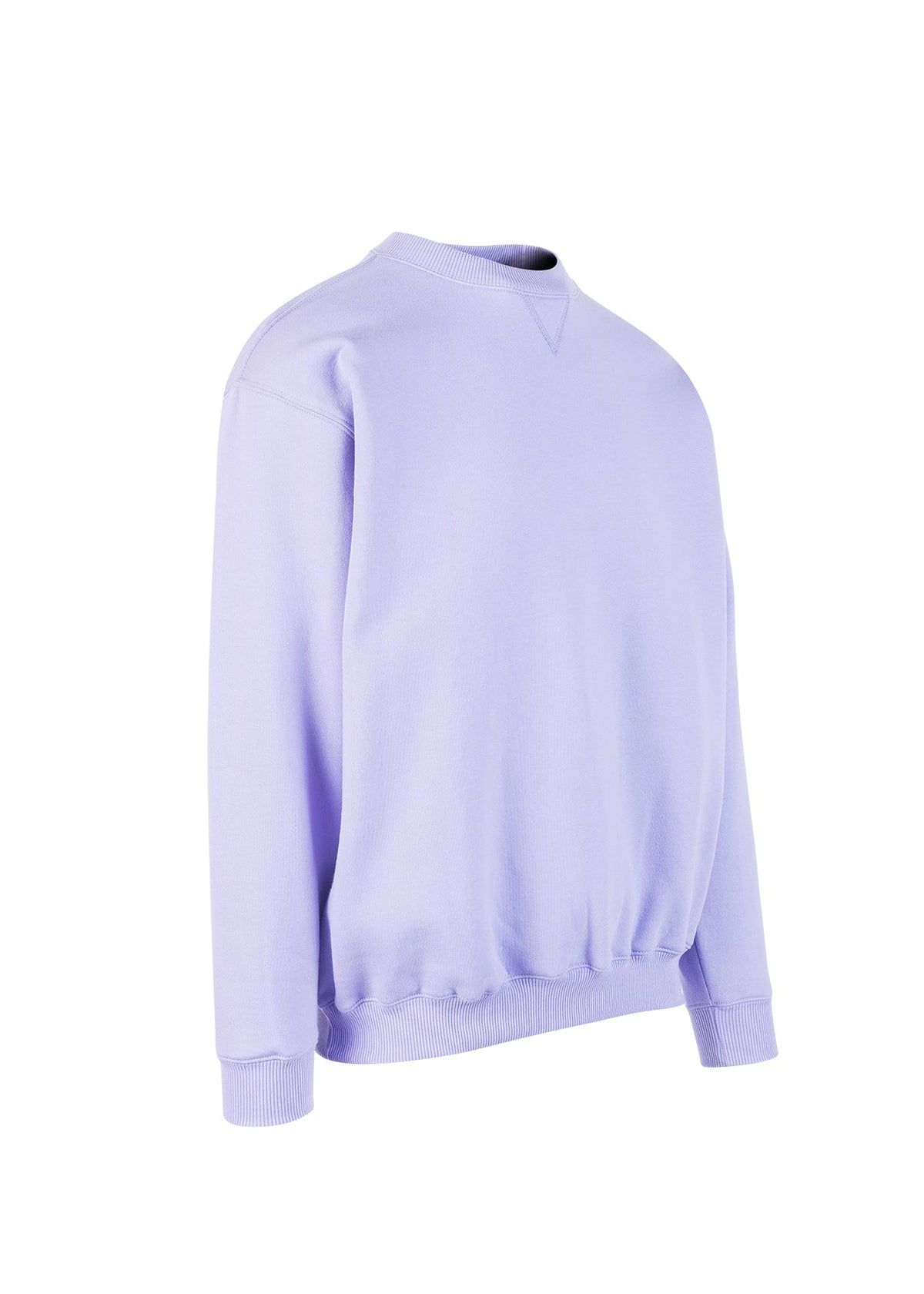 Adult Poly cotton fleece sloppy joe - Lavender - Side