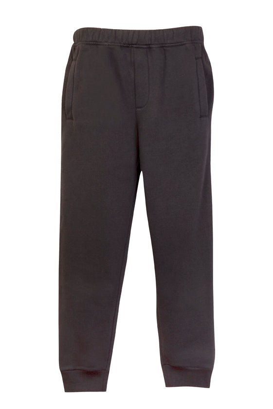 Junior Track Pants - Black - Front